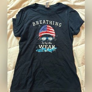 Black Swimmer T-Shirt